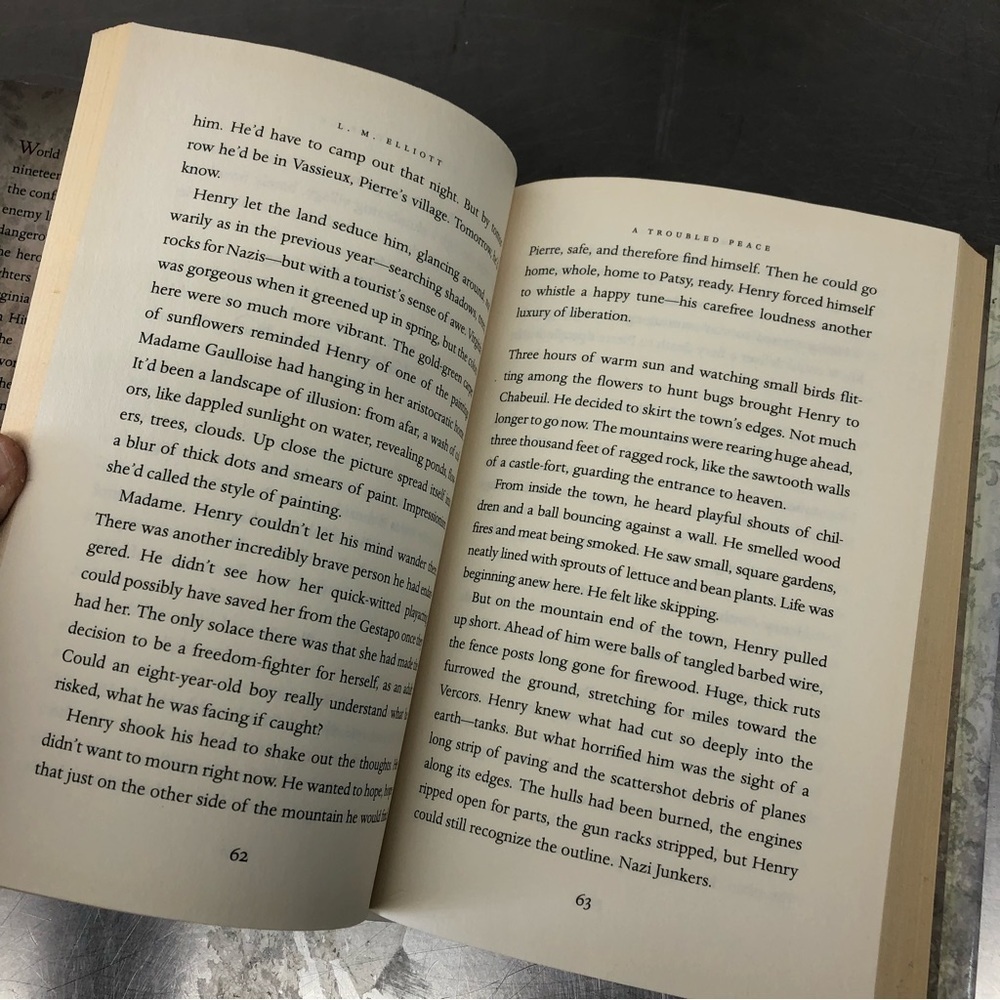 A Troubled Peace by: L.M. Elliott, hardback book - Picture 6 of 8